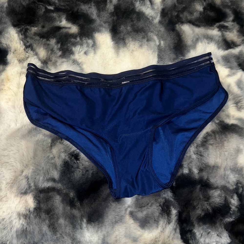Victoria’s Secret Blue Dolphin Hem Bikini Panty NWT! -Medium